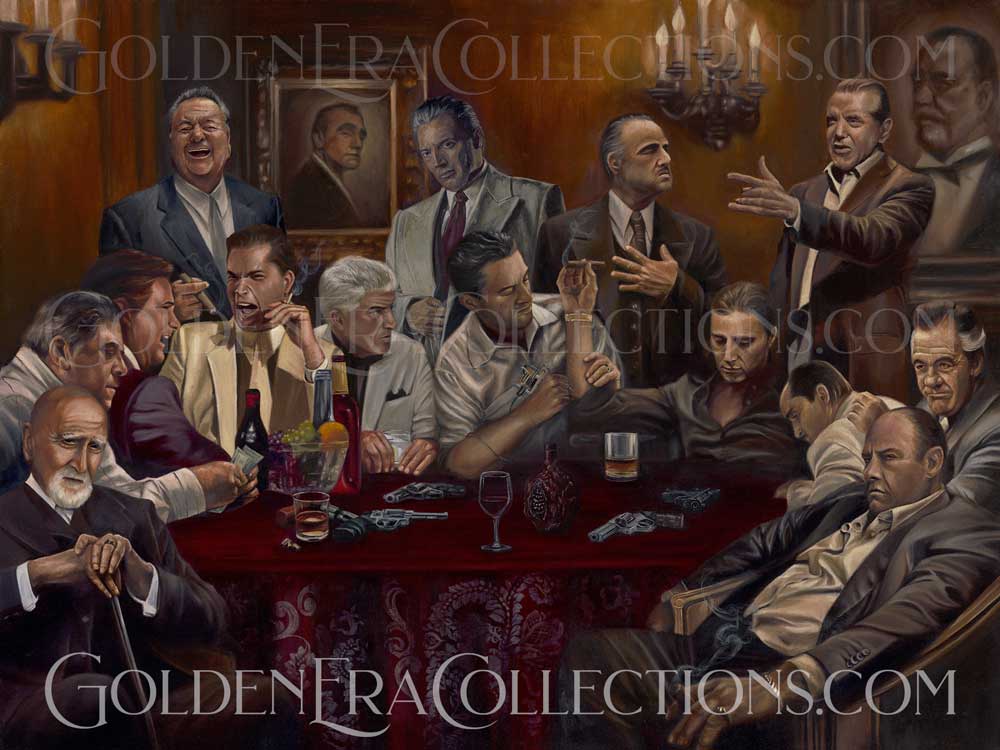"COSA NOSTRA I" Canvas Print