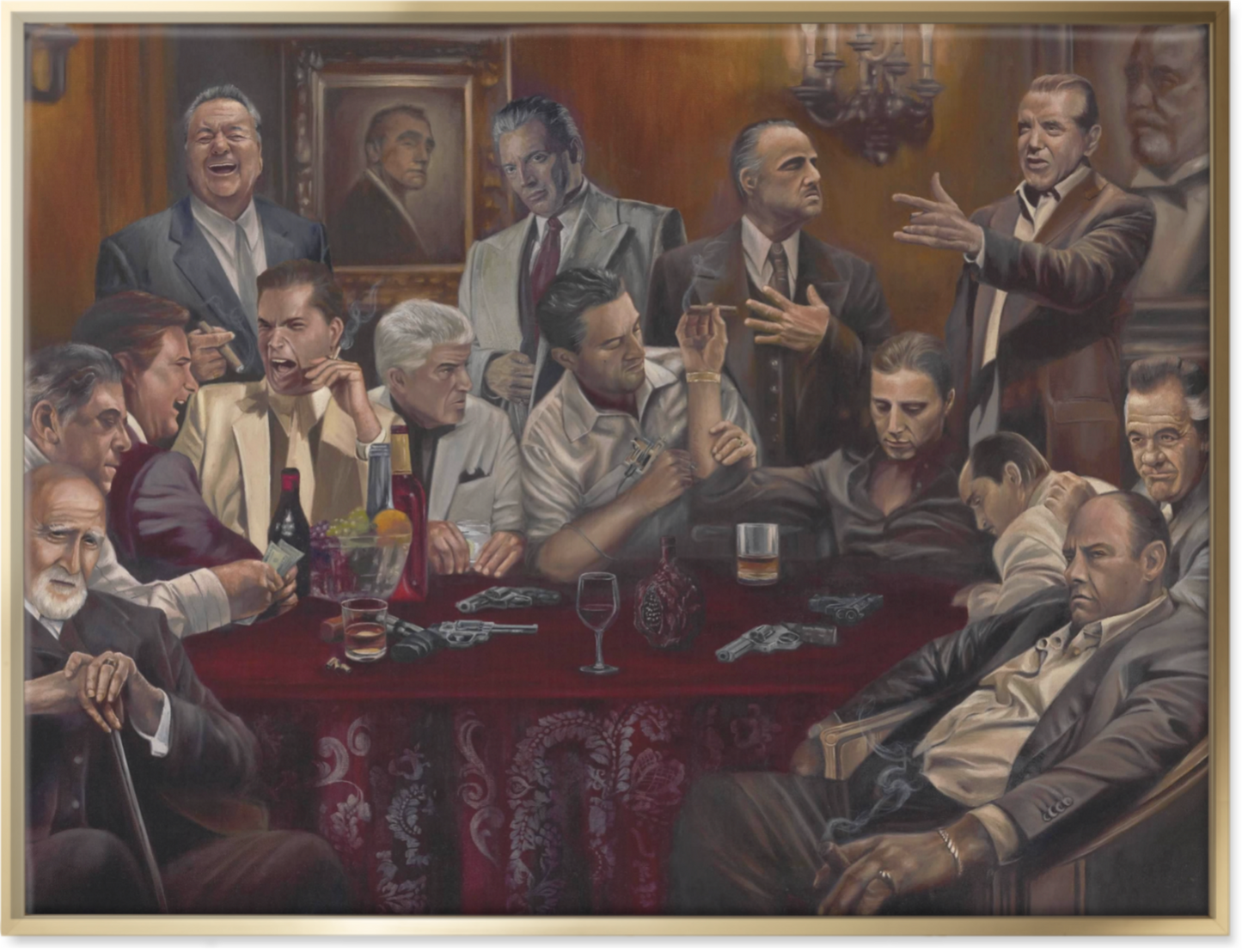 "COSA NOSTRA I" Canvas Print