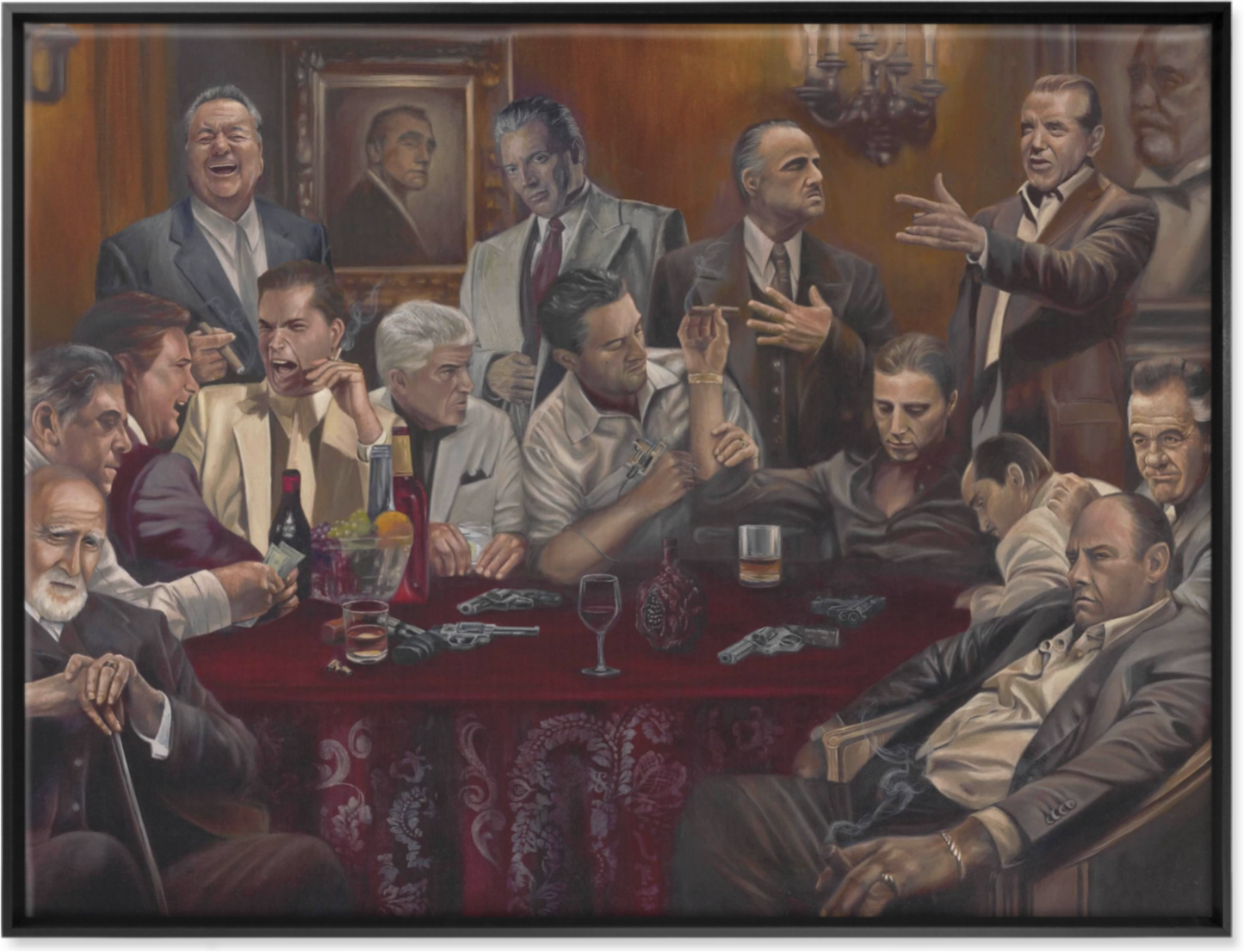 "COSA NOSTRA I" Canvas Print