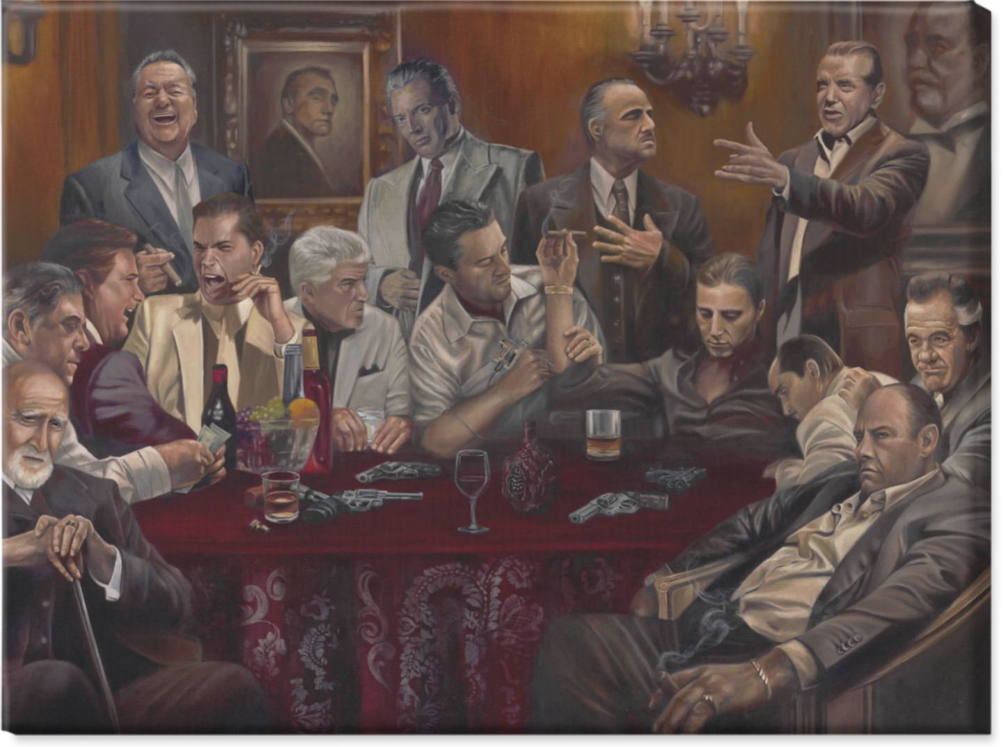 "COSA NOSTRA I" Canvas Print