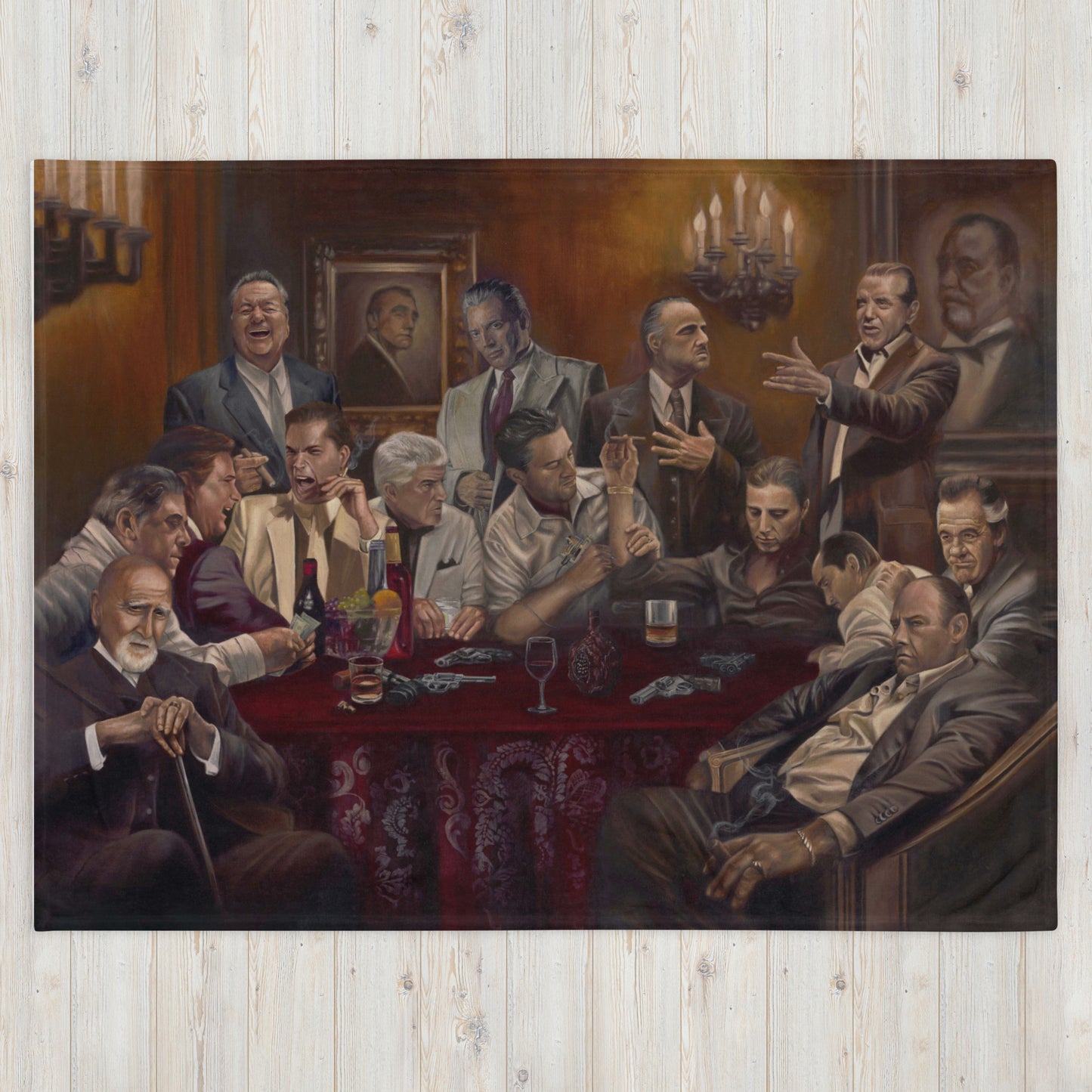 "COSA NOSTRA I" Throw Blanket