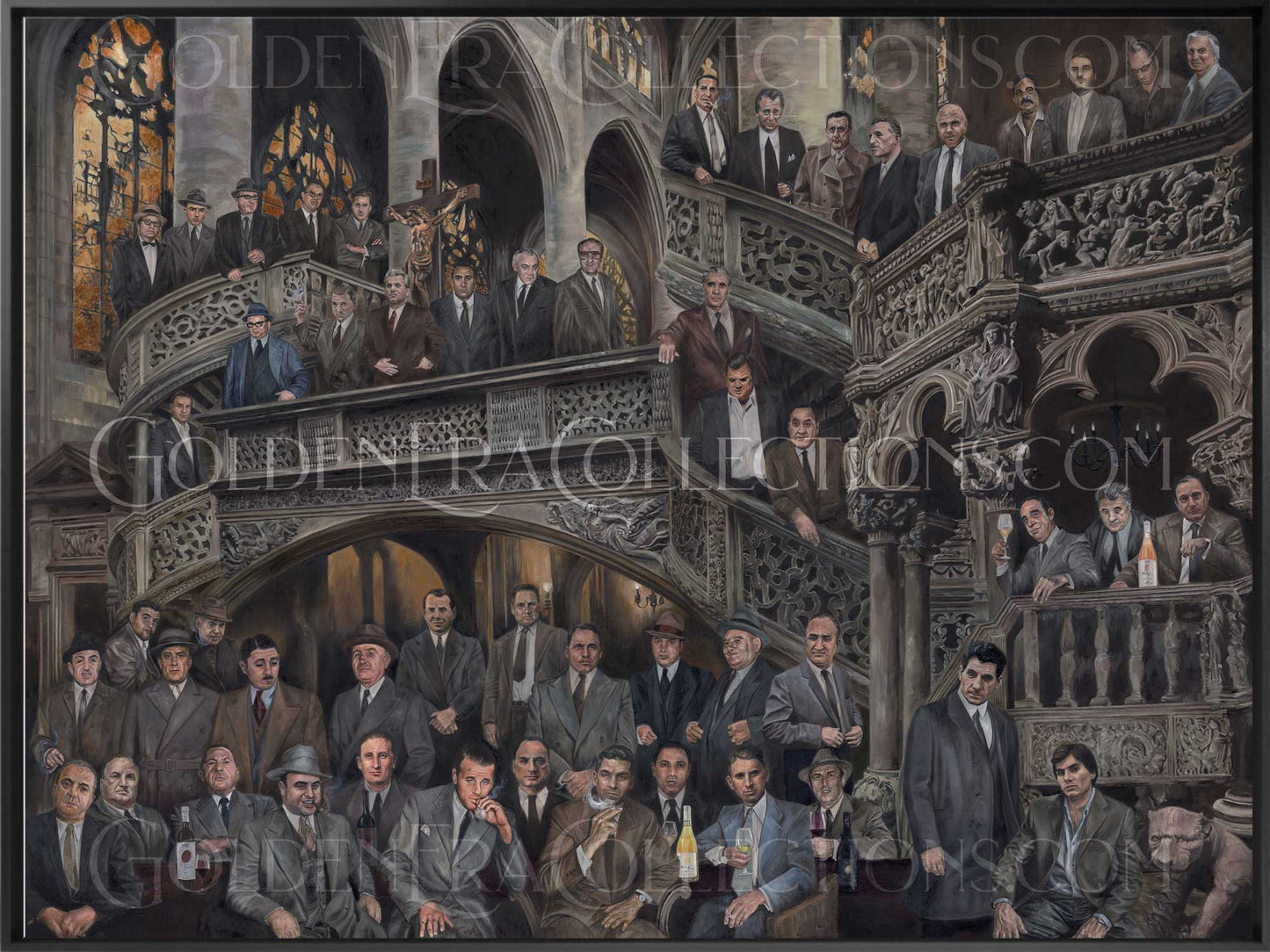 "COSA NOSTRA II" Canvas Print