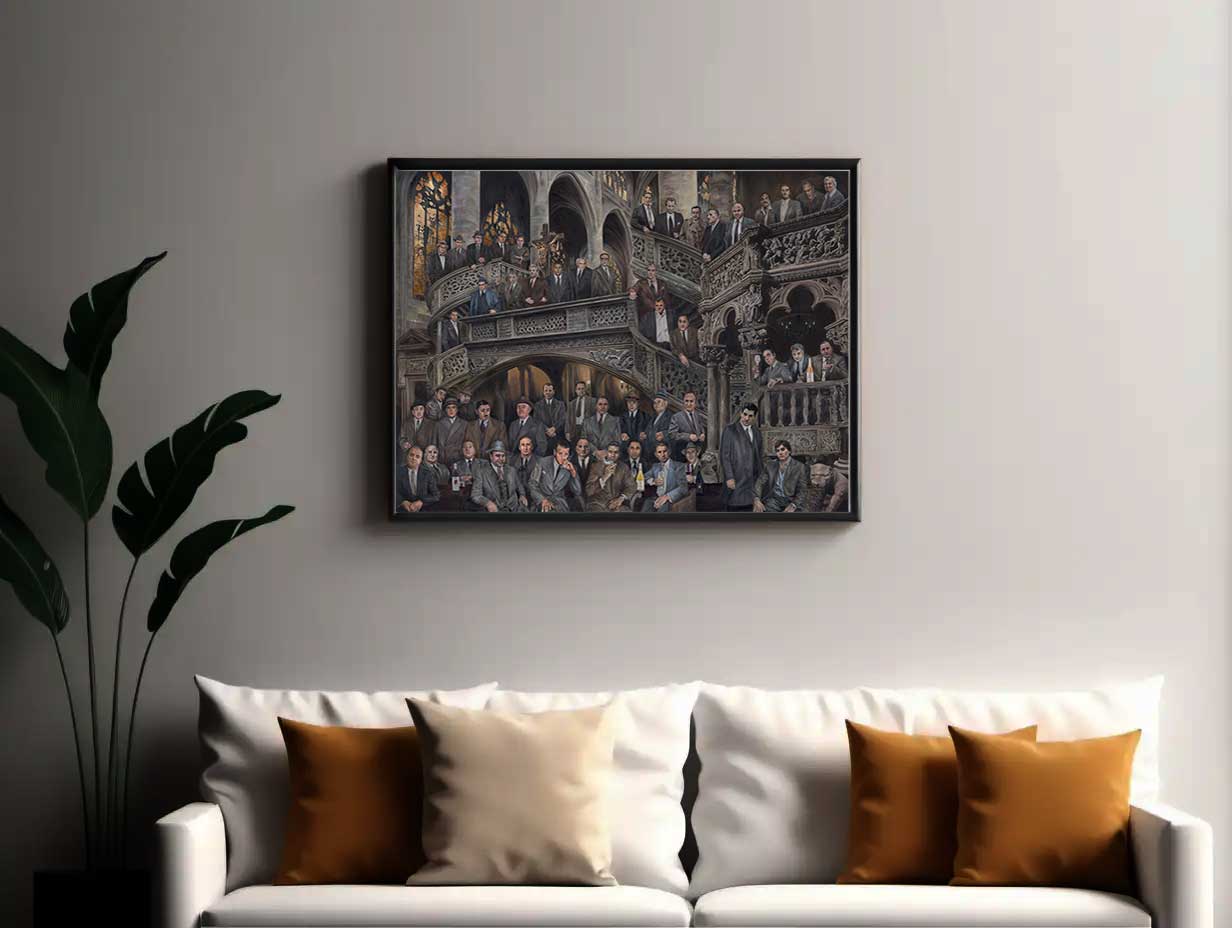 "COSA NOSTRA II" Canvas Print